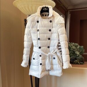 Beautiful Burberry hooded  down Jacket